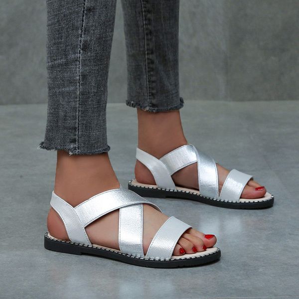woman flat sandals women tie female comfortable shoes elastic band women's cross 2020 ladies fashion rome beach footwear, Black
woman flat sandals women tie female comfortable shoes elastic band women's cross 2020 ladies fashion rome beach footwear, Black