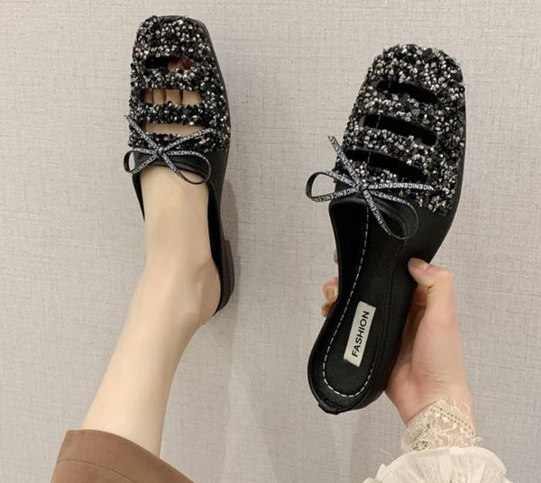 women casual summer flat beach slippers female crystal slides slipper shoes for girls fashion woman leisure footwear, Black
women casual summer flat beach slippers female crystal slides slipper shoes for girls fashion woman leisure footwear, Black
