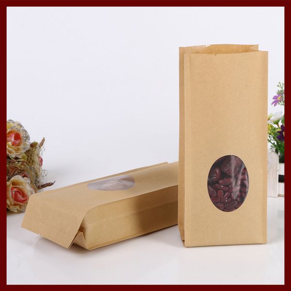 10*24+6 10pcs brown self opening kraft paper bags with window for gifts sweets and candy jewelry retail package paper
10*24+6 10pcs brown self opening kraft paper bags with window for gifts sweets and candy jewelry retail package paper