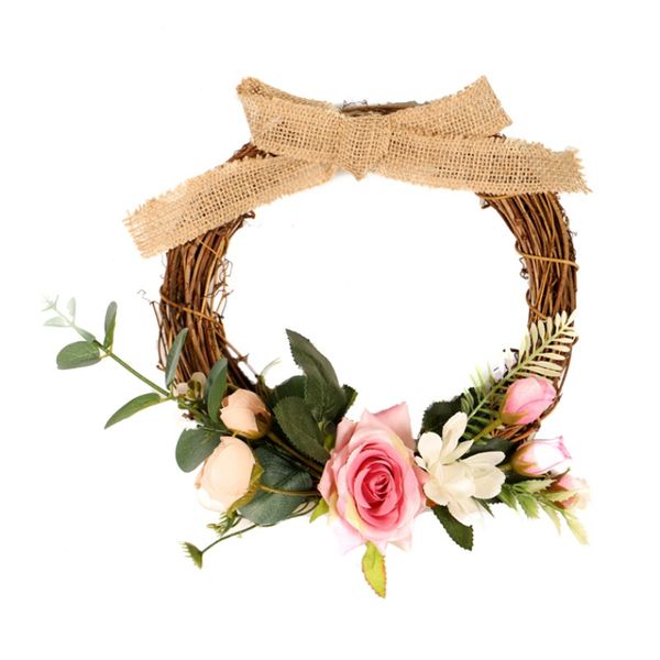 10-inch silk roses front door wreath hanging artificial rose flower garland wedding accessories wedding party spring decor
10-inch silk roses front door wreath hanging artificial rose flower garland wedding accessories wedding party spring decor