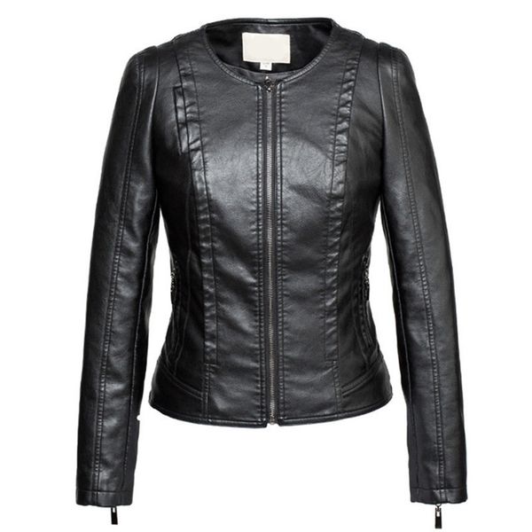 plus size spring autumn women leather coats female slim short zipper leather jacket womens outerwear woman bikers casaco feminio, Black
plus size spring autumn women leather coats female slim short zipper leather jacket womens outerwear woman bikers casaco feminio, Black