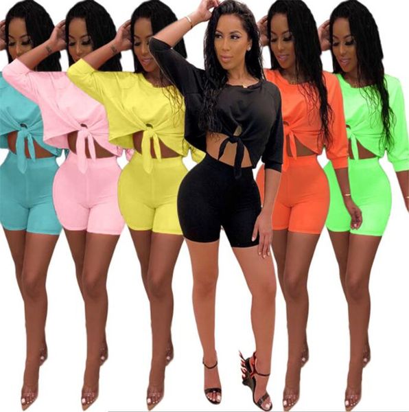 женщины две пьесы шорты комплекты candy цвет плеча тенниска crop tops + шорты tracksuit дизайнерская 3/4 рукава шнуровка повседневный эпикир, White
женщины две пьесы шорты комплекты candy цвет плеча тенниска crop tops + шорты tracksuit дизайнерская 3/4 рукава шнуровка повседневный эпикир, White