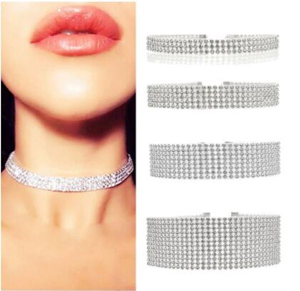 2019 fashion women full diamond shining crystal rhinestone choker necklace wedding jewelry chic trendy popcorn chain, Golden;silver
2019 fashion women full diamond shining crystal rhinestone choker necklace wedding jewelry chic trendy popcorn chain, Golden;silver