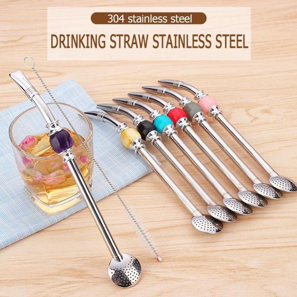 stainless steel straw reusable argentina mate drinking straws spoon filter strainer with brush bar party kitchen supplies
stainless steel straw reusable argentina mate drinking straws spoon filter strainer with brush bar party kitchen supplies