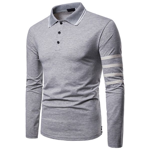 stripe panelled mens polos fashion buttons panelled lapel neck long sleeve mens polos casual males clothing, White;black
stripe panelled mens polos fashion buttons panelled lapel neck long sleeve mens polos casual males clothing, White;black