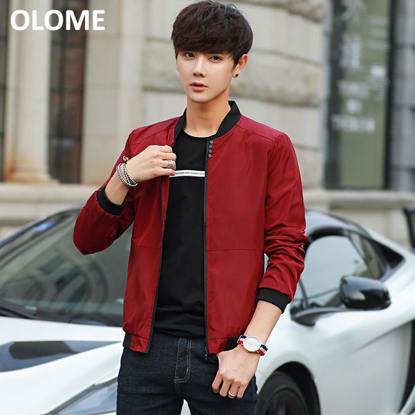 spring 2019 new casual men's korean version of the trend thin jacket men handsome joker young men's jacket tide men, Black;brown
spring 2019 new casual men's korean version of the trend thin jacket men handsome joker young men's jacket tide men, Black;brown