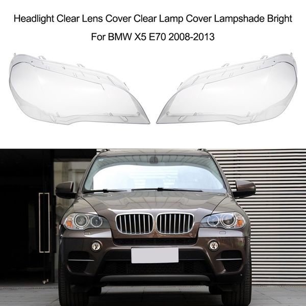 1 pcs car clear headlight lens cover replacement headlight head lamp shell cover automobiles lense kit for x5 e70 2008-2013
1 pcs car clear headlight lens cover replacement headlight head lamp shell cover automobiles lense kit for x5 e70 2008-2013