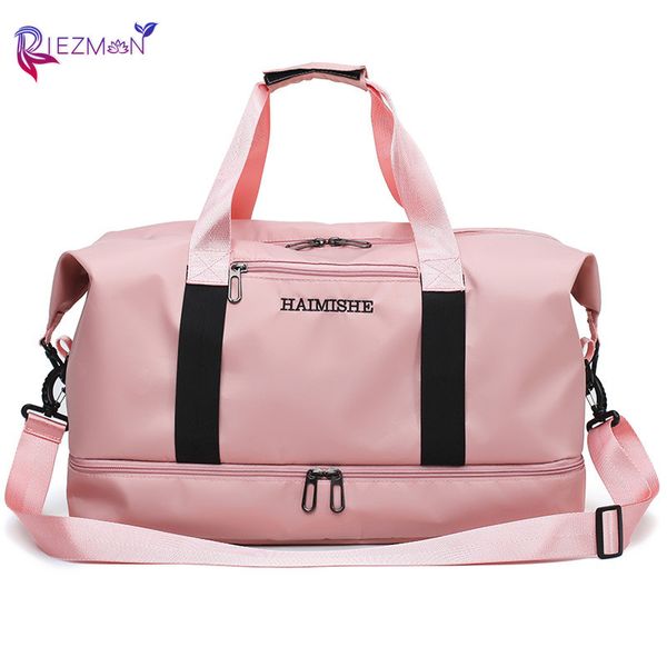 riezman large capacity fashion travel bag for woman leisure yoga fitness shoulder bag waterproof oxford portable luggage
riezman large capacity fashion travel bag for woman leisure yoga fitness shoulder bag waterproof oxford portable luggage