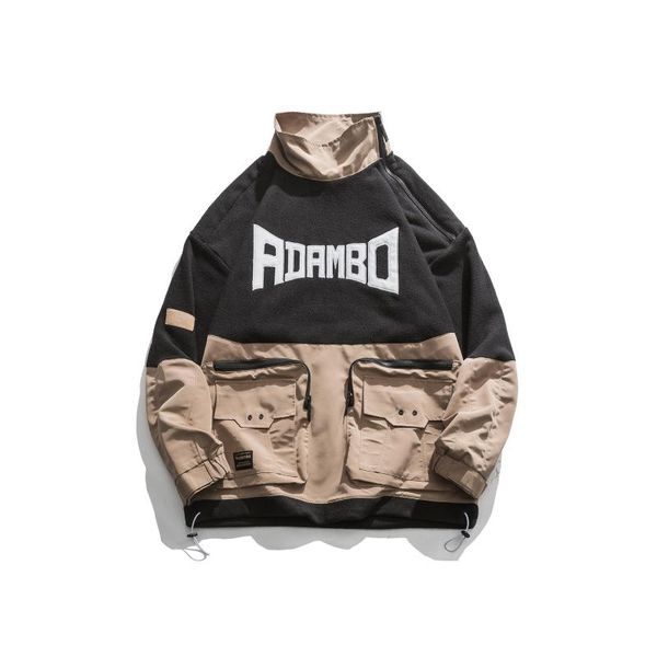 wu navigation japanese-style retro spring jacket men's loose-fit couples versatile casual stand collar pullover large pocket wor, Black;brown
wu navigation japanese-style retro spring jacket men's loose-fit couples versatile casual stand collar pullover large pocket wor, Black;brown