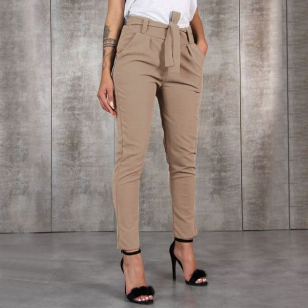 women wild summer cotton casual stretch sashes trousers elastic mid waist ankle-length loose straight pencil pants with belt q, Black;white
women wild summer cotton casual stretch sashes trousers elastic mid waist ankle-length loose straight pencil pants with belt q, Black;white