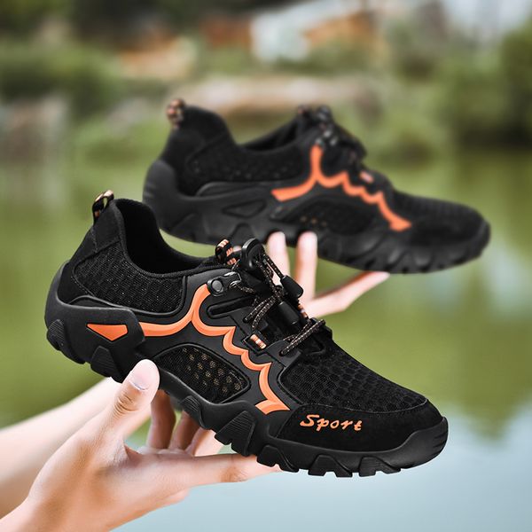 plus size 12 men sandals summer beach leisure mesh breathable lace up casual leather shoes male footwear erkek ayakkabi, Black
plus size 12 men sandals summer beach leisure mesh breathable lace up casual leather shoes male footwear erkek ayakkabi, Black
