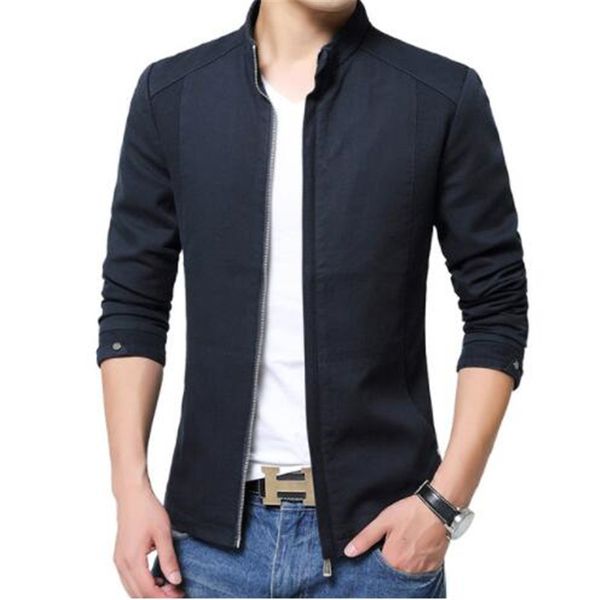 2018 spring men's casual stand collar cotton jackets coat men fashion business classic style brand new jacket coats men, Black;white
2018 spring men's casual stand collar cotton jackets coat men fashion business classic style brand new jacket coats men, Black;white