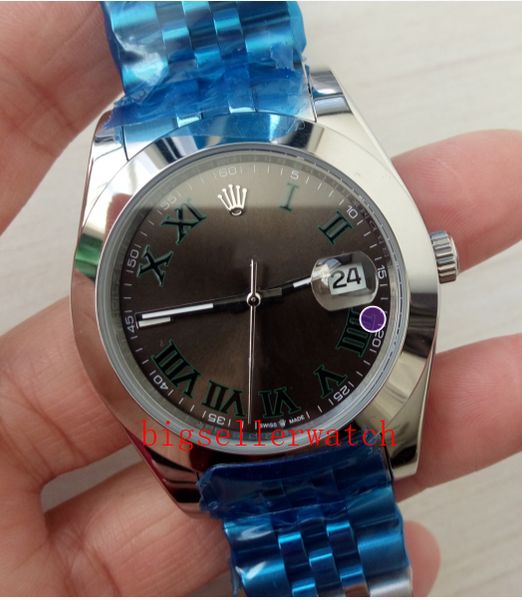 excellent wristwatches mens watch brown dial roman dial 116234 series stainless steel 41mm fluted bezel automatic fashion men, Slivery;brown
excellent wristwatches mens watch brown dial roman dial 116234 series stainless steel 41mm fluted bezel automatic fashion men, Slivery;brown