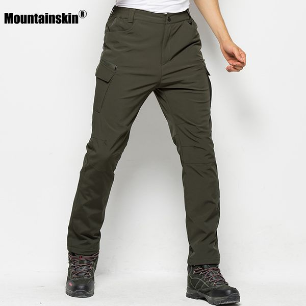 mountainskin men's winter softshell fleece pants outdoor sports waterproof hiking trekking camping climbing male trousers va153, Black;green
mountainskin men's winter softshell fleece pants outdoor sports waterproof hiking trekking camping climbing male trousers va153, Black;green