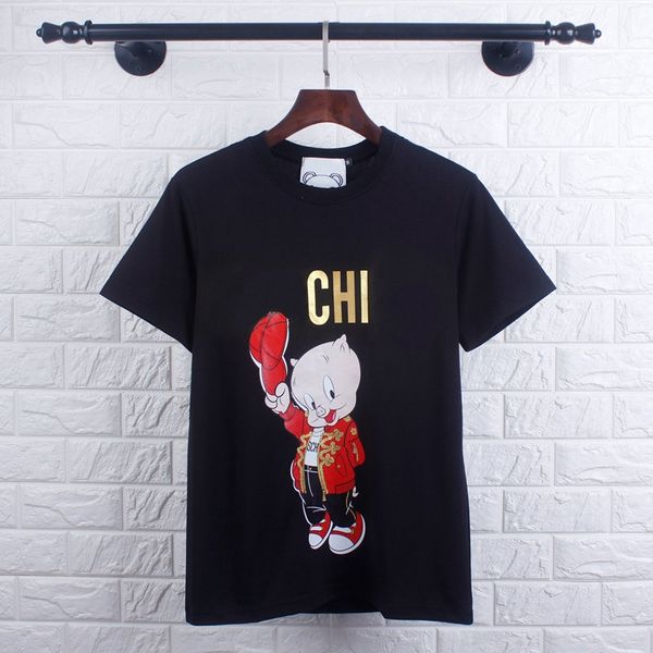 19SS The New Little Pig Printing Beart Shirt Modern Stylish Women's T-Shirt Fashion Pure Cotton Large Size Womens Designer T Shirts
19SS The New Little Pig Printing Beart Shirt Modern Stylish Women's T-Shirt Fashion Pure Cotton Large Size Womens Designer T Shirts