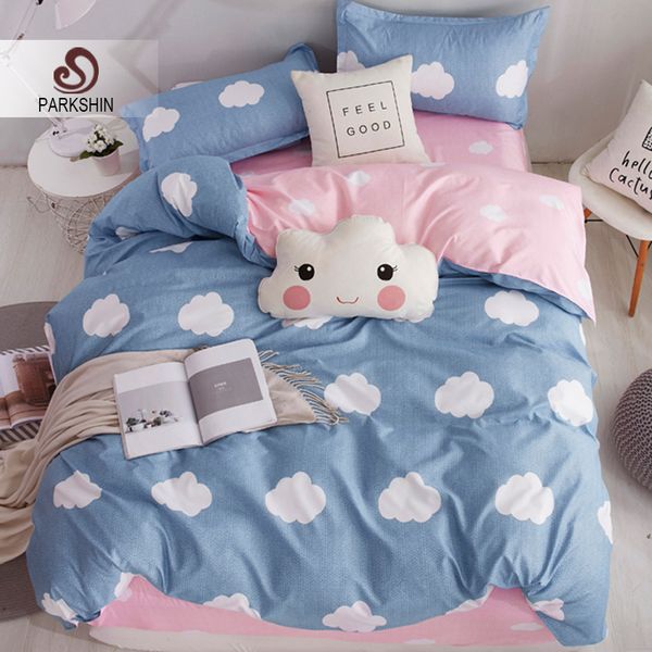 parkshin cartoon cloud bedding set 3/4pcs duvet cover set bed sheet+pillowcase bedclothes home bedding nordic bedclothes
parkshin cartoon cloud bedding set 3/4pcs duvet cover set bed sheet+pillowcase bedclothes home bedding nordic bedclothes