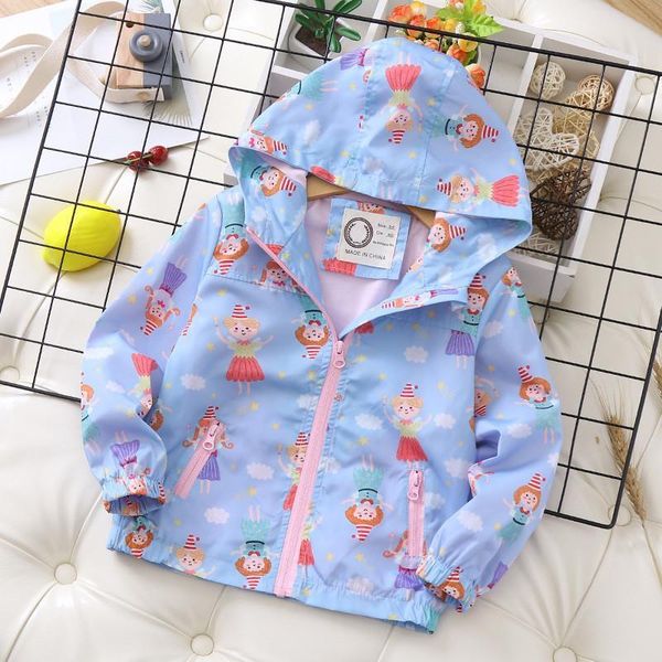 little girl printed hooded children's coat 2020 spring girl jacket, Blue;gray
little girl printed hooded children's coat 2020 spring girl jacket, Blue;gray