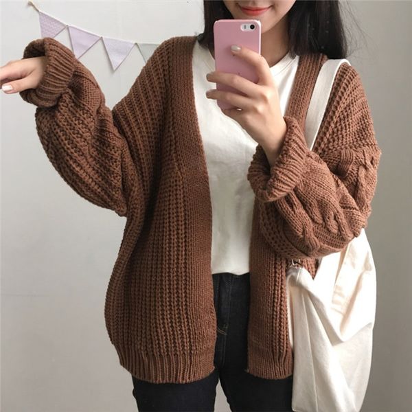 sweaters woman designer sweater autumn new knit sweater women fashion harajuku loose warm cardigan college casual long sleeve winter coat, White;black
sweaters woman designer sweater autumn new knit sweater women fashion harajuku loose warm cardigan college casual long sleeve winter coat, White;black