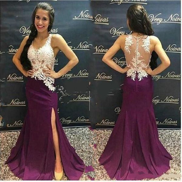arabic purple mermaid lace evening dresses crew plus size v neck sheer back side slits prom evening dresses women formal party gown 69, Black;red
arabic purple mermaid lace evening dresses crew plus size v neck sheer back side slits prom evening dresses women formal party gown 69, Black;red