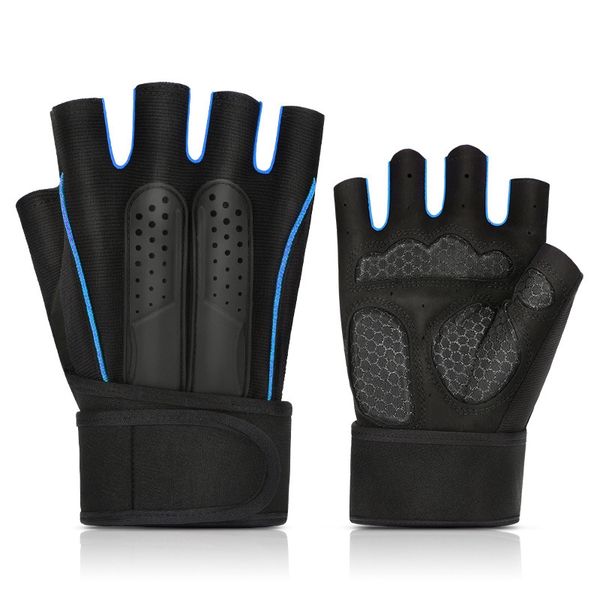 half finger gloves fitness wristbands sports outdoor men and women riding non-slip weightlifting power with dumbbells exercise b, Black
half finger gloves fitness wristbands sports outdoor men and women riding non-slip weightlifting power with dumbbells exercise b, Black