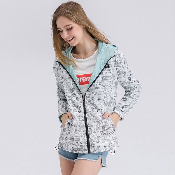 women's jacket coat long sleeve hooded windbreaker new outwear female two side wear loose coat, Black;brown
women's jacket coat long sleeve hooded windbreaker new outwear female two side wear loose coat, Black;brown