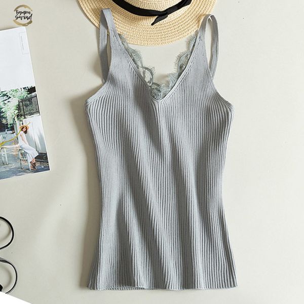 lace knitted tank female v neck slim crop solid club sleeveless vest women summer tank top, White
lace knitted tank female v neck slim crop solid club sleeveless vest women summer tank top, White