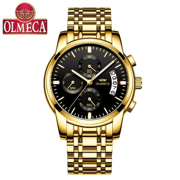 olmeca fashion men's watches brand luxuryquartz watch casual male clock waterproof wristwatches date relogio masculino 0826, Slivery;brown
olmeca fashion men's watches brand luxuryquartz watch casual male clock waterproof wristwatches date relogio masculino 0826, Slivery;brown
