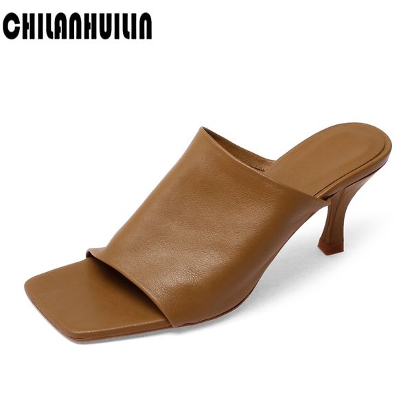 7cm high heels summer slides women slippers for ladies casual dress shoes woman sheepskin women party shoes for sandals, Black
7cm high heels summer slides women slippers for ladies casual dress shoes woman sheepskin women party shoes for sandals, Black