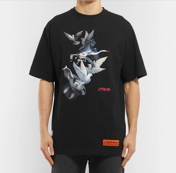 HERON T Shirt Summer Casual T-shirts Black PRESTON hp Male Tee CTNNB T-shirts
