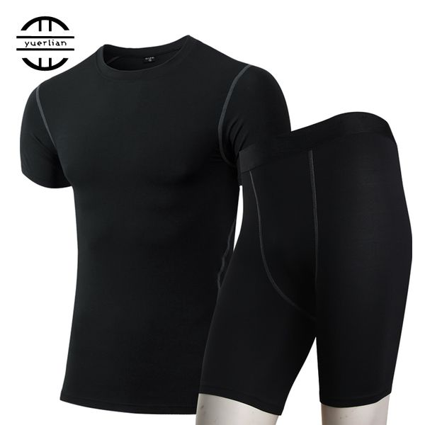 mens compression tights demix tracksuit quick dry men's sportswear gym running set short t-shirt shorts fitness sport suit, Black;blue
mens compression tights demix tracksuit quick dry men's sportswear gym running set short t-shirt shorts fitness sport suit, Black;blue