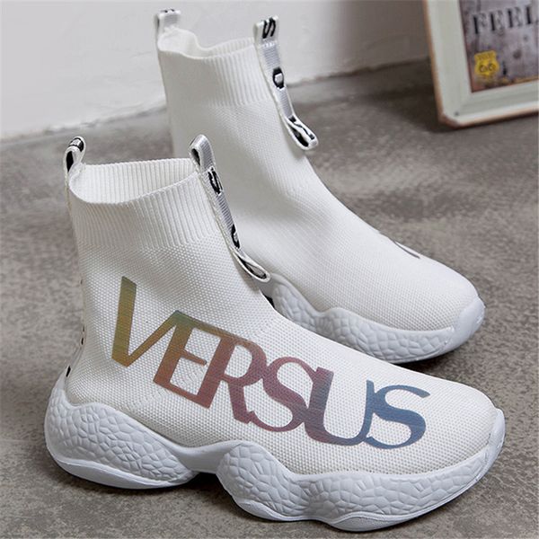 high casual shoes women sneakers woman summer new 2020 sock platform white shoes trainers walking flats footwear tenis, Black
high casual shoes women sneakers woman summer new 2020 sock platform white shoes trainers walking flats footwear tenis, Black