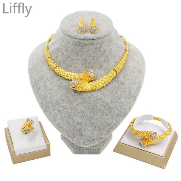 fashion dubai jewelry sets gold necklace earrings bangle ring material unique craft production anniversary gift jewelry, Silver
fashion dubai jewelry sets gold necklace earrings bangle ring material unique craft production anniversary gift jewelry, Silver