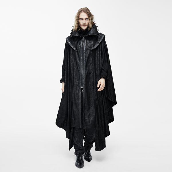 devil fashion men women steampunk style long cloak coats halloween vampire costume men punk hooded loose overcoats, Tan;black
devil fashion men women steampunk style long cloak coats halloween vampire costume men punk hooded loose overcoats, Tan;black