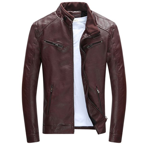 men's leather jackets young men's slim fit korean-style coat 2019 winter new style fashion man plus velvet handsome locomotive l, Black
men's leather jackets young men's slim fit korean-style coat 2019 winter new style fashion man plus velvet handsome locomotive l, Black