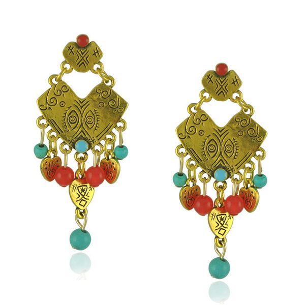 court tassel baroque earring earrings carved with egyptian eyes ethnic style earring, Golden
court tassel baroque earring earrings carved with egyptian eyes ethnic style earring, Golden