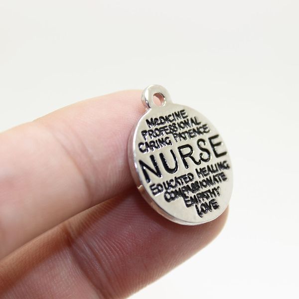 10pcs--nurse charm 19x22mm antique silver tone nurse charms pendant for diy jewelry making
10pcs--nurse charm 19x22mm antique silver tone nurse charms pendant for diy jewelry making