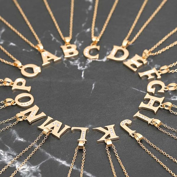 creative 26 letters a-z crystal necklace letter pendant necklaces silver gold color for womens fashion jewelry
creative 26 letters a-z crystal necklace letter pendant necklaces silver gold color for womens fashion jewelry