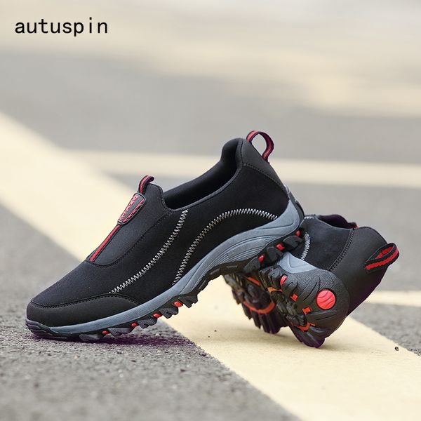 autuspin slip-on men's sport shoes breathable leather comfortable rubber running shoes men trainer outdoor fitness male sneakers
autuspin slip-on men's sport shoes breathable leather comfortable rubber running shoes men trainer outdoor fitness male sneakers