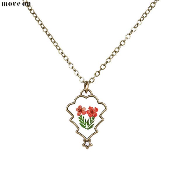 cartoon christmas tree children necklaces diy romantic dried flower clover choker chain collar pendant jewelry for women gift, Silver
cartoon christmas tree children necklaces diy romantic dried flower clover choker chain collar pendant jewelry for women gift, Silver