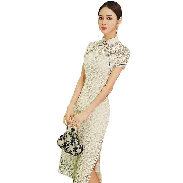new arrival white lace chinese women's elegant qipao classic slim dress cheongsam embroidery dress clothing size s - xxl, Red
new arrival white lace chinese women's elegant qipao classic slim dress cheongsam embroidery dress clothing size s - xxl, Red