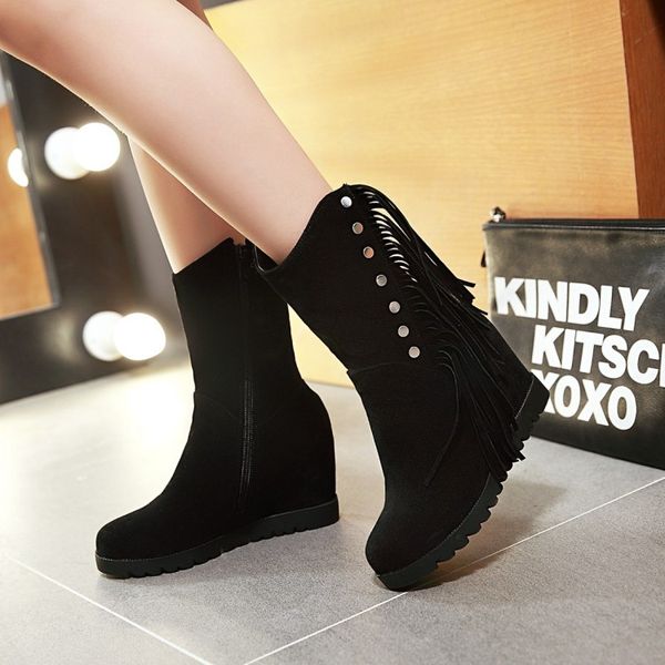 big size 9 10 11 12 boots women shoes ankle boots for women ladies shoes woman winter solid color round head side zipper, Black
big size 9 10 11 12 boots women shoes ankle boots for women ladies shoes woman winter solid color round head side zipper, Black