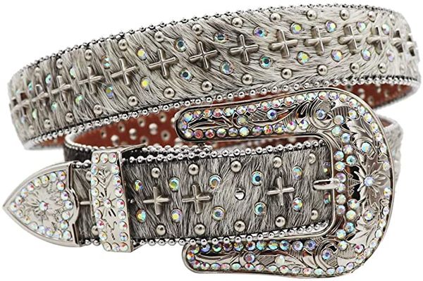 swarovski rhinestone belt for womens natural & black horsehair western cross studded bling crystal cowgirl belt removable buckle, Black;brown
swarovski rhinestone belt for womens natural & black horsehair western cross studded bling crystal cowgirl belt removable buckle, Black;brown