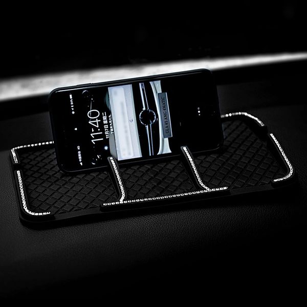 diamond car anti-slip mat with crystal non-slip pading multi-function car anti slip sticky rhinestone phone holder keys pads
diamond car anti-slip mat with crystal non-slip pading multi-function car anti slip sticky rhinestone phone holder keys pads