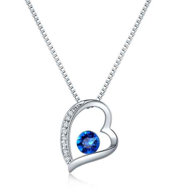statement necklace for women austrian crystal clavicle chain love pendant necklace valentine's day mother's day heart-shaped gift, Silver
statement necklace for women austrian crystal clavicle chain love pendant necklace valentine's day mother's day heart-shaped gift, Silver