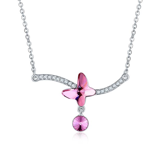 statement necklace for women jewelry austrian crystal choker color butterfly necklace simple retro short pendant necklace, Silver
statement necklace for women jewelry austrian crystal choker color butterfly necklace simple retro short pendant necklace, Silver