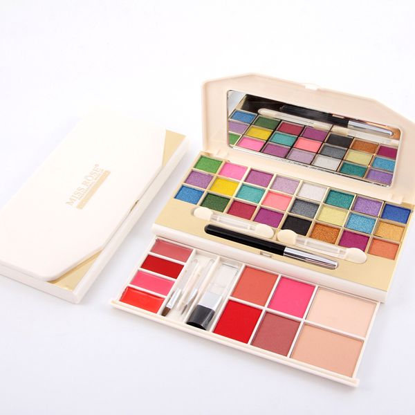 miss rose 24 colors eyeshadow palette + 4 colors blush +4 colors lipstick+2 concealer powder makeup set for beauty
miss rose 24 colors eyeshadow palette + 4 colors blush +4 colors lipstick+2 concealer powder makeup set for beauty
