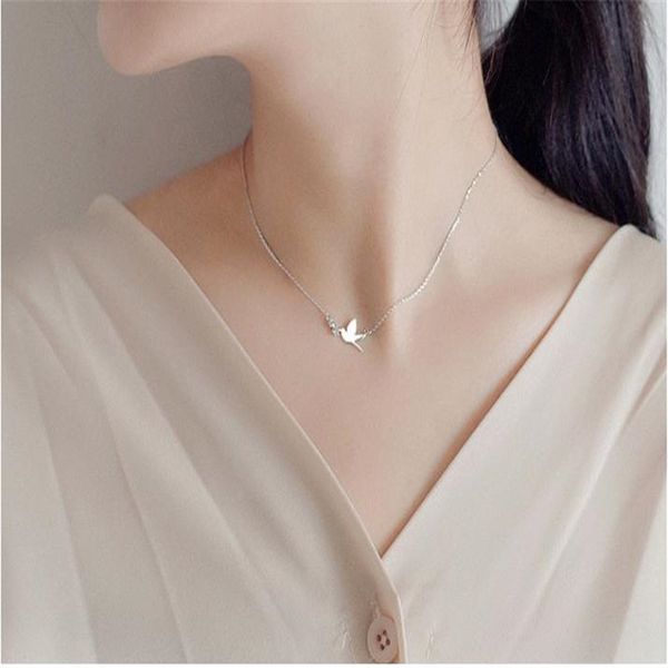 korean fashion simple color with alloy necklace for women gentle white pigeon personality necklace zircon clavicle, Silver
korean fashion simple color with alloy necklace for women gentle white pigeon personality necklace zircon clavicle, Silver