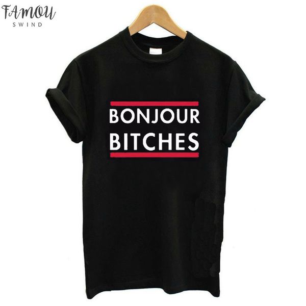 bonjour bitches letter print t shirt women short sleeve o neck loose tshirt 2020 summer women tee shirt camisetas mujer, White
bonjour bitches letter print t shirt women short sleeve o neck loose tshirt 2020 summer women tee shirt camisetas mujer, White