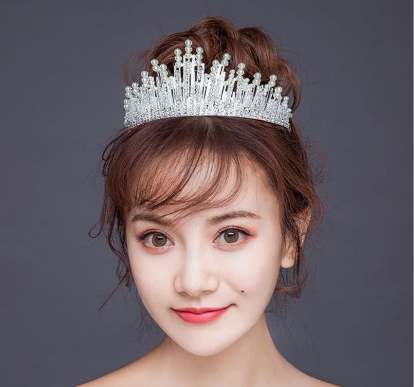 bridal headwear alloy pearl crown bridal wedding hair accessories wedding accessories, Silver
bridal headwear alloy pearl crown bridal wedding hair accessories wedding accessories, Silver