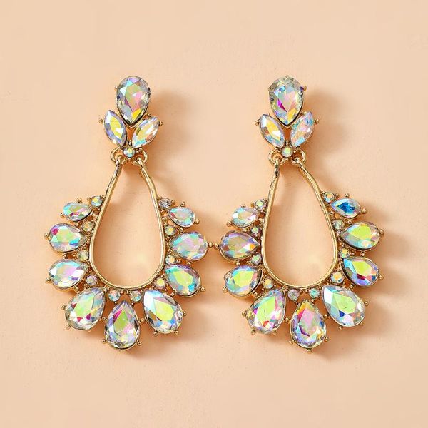 colorful rhinestone flower earring for women long gem glass metal alloy stud earrings brincos jewelry accessories 14367, Golden;silver
colorful rhinestone flower earring for women long gem glass metal alloy stud earrings brincos jewelry accessories 14367, Golden;silver